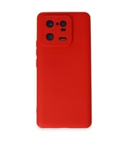 Xiaomi Mi 13 Pro Kılıf Nano İçi Kadife Silikon - Kırmızı