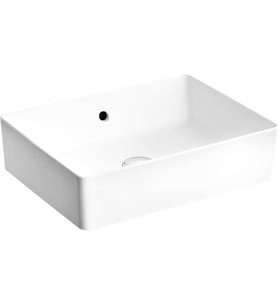 Vitra Nuo 7436B003-0012 Dikdörtgen Çanak Lavabo, 50 Cm, Beyaz