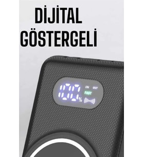 10.000 Mah Powerbank 4 Portlu Hızlı Şarj Dijital Göstergeli
