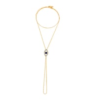 925 Ayar Gümüş Minimal Nazar Göz Şahmeran (Gold)