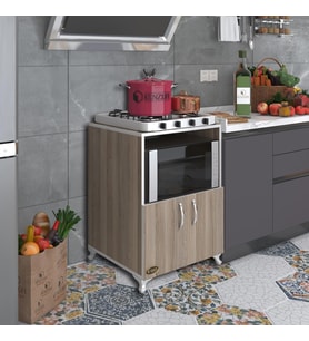 Kenzlife ocak dolabı aysu crd 85*60*57 mutfak modül mini fırın mikrodalga banyo ofis