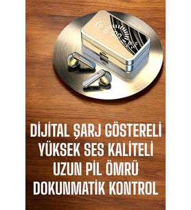 Bluetooth Bağlantılı Dijital Göstergeli Yüksek Ses Kaliteli Kulaklık