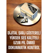 Bluetooth Bağlantılı Dijital Göstergeli Yüksek Ses Kaliteli Kulaklık