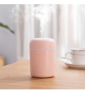 QASUL  Humidifier 300 ml Ulrasonik Hava Nemlendirici Buhar Makinesi Ve Aroma Difüzörü