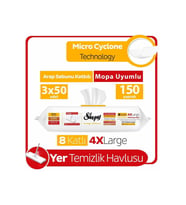 Sleepy  Arap Sabunlu Mopa Uyumlu Yer Temizlik Havlusu 150 YAPRAK
