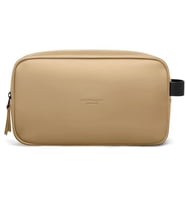 Gaston Luga Spläsh Toiletry Double Zipped Bag-Latte SPDZTLLT