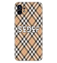 Nothing Phone 1 / 2 Kılıf İsim Yazılı Kişiye Özel Silikon Kapak Model-45 (Çok Renkli)
