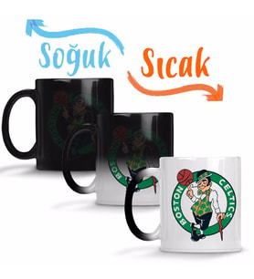 Boston Celtics Sihirli Kupa Bardak Porselen