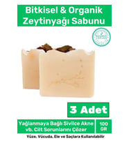 Doğal Organik Güzel Kokulu El Yüz Saç Vücut Cilt Orijinal 5'li Zeytinyağı Sabunu