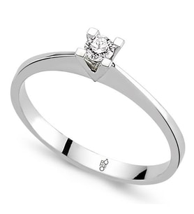 0.20 Ct Tektaş Pırlanta  Yüzük RM-19030 (Çok Renkli)
