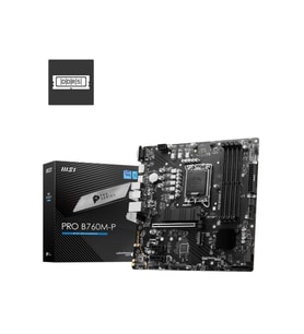 MSI Pro B760M-P Intel LGA1700 DDR5 Micro ATX Anakart Outlet