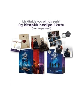 Bir Kibritle Yok Olmak Serisi - Üç Kitaplık Yan Boyamalı Hediyeli Kutu (Ciltli)