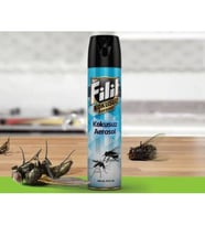 Dual Kimya Filit Aerosol Kokusuz Sinek İlacı Sivrisinek İlacı Böcek İlacı Haşere İlacı 300 Ml