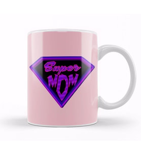 Supermom Süperanne 020 Kupa Bardak Porselen