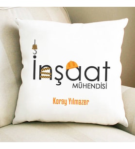 Kişiye Özel İnşaat Mühendisine Özel Yastık