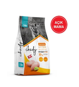 Chedy Kitten Tavuklu Yavru Kedi Maması 1 Kg AÇIK
