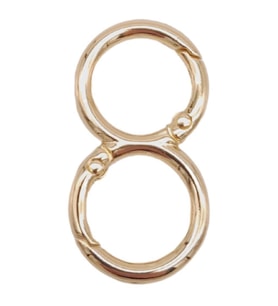 Angel Çanta Aksesuar 8 Model Light Gold Renk Yaylı Halka 1 Adet