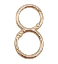 Angel Çanta Aksesuar 8 Model Light Gold Renk Yaylı Halka 1 Adet