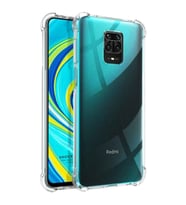 Xiaomi Redmi Note 9 Pro / Note 9S Shock Absorbing Darbe Emicili Şeffaf Silikon Kılıf