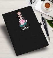 Kişiye Özel harf Tasarımlı  İsme Özel Defter ve Kalem