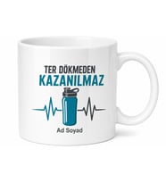 Kardiyo Antrenmanı Sonrası Su Molası Fitness Kupa Bardak Spor Hediye