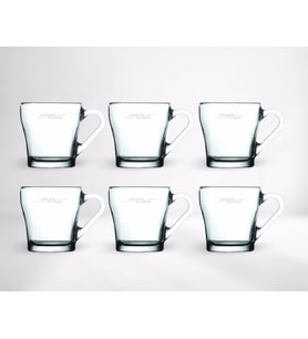 BK Gift Kişiye Özel İsimli 6'lı Kulplu Bardak (Beyaz)