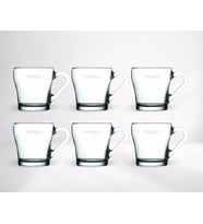 BK Gift Kişiye Özel İsimli 6'lı Kulplu Bardak (Beyaz)