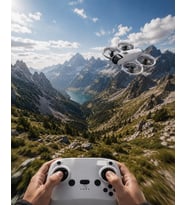Çocuk ve Yetişkin Kullanımına Uygun Kameralı Akıllı Drone