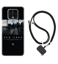 Tecno Camon 16 18P Pova Kılıf Boyun Askılı Silikon New York 1612