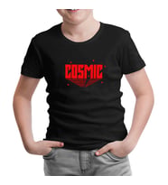 Cosmic Stars Siyah Çocuk Tshirt