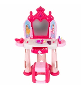 Mey İthalat® Pretty Pinky Işıklı ve Sesli Makyaj Masası Oyun Seti