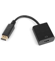 Display Port to HDMI Dönüştürücü (Display Port Bilgisayara Takılır) (HDMI Kablo ile Monitör, TV Projeksiyon Takılır)