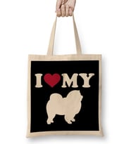 Love My Chow Chow Bez Çanta Uzun Saplı
