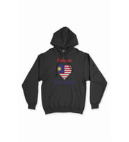 Kuala Lumbur Malezya Bayraklı Kalpli Siyah Sweatshirt Hoodie