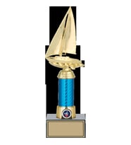 ODAK KUPA - Figürlü Kupalar - Yelken Figürlü Kupalar FG-005 B - 32 cm