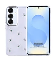 Microsonic Samsung Galaxy S25 Plus Kılıf PrettyCharm Tulip (Yeşil)
