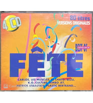 (Plak Değildir CD dir) CD Best Of Fete 80 Titres 4 CD (Karışık)