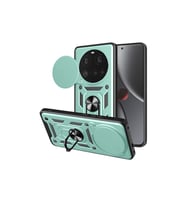 Xiaomi Mi 15 Ultra Kılıf Pars Lens Yüzüklü Silikon - Yeşil