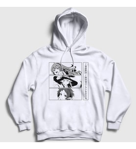 Presmono Unisex Beyaz Eris Roxy Sylphiette Mushoku Tensei Kapüşonlu Sweatshirt 548451tt