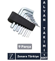 Uzun Ömürlü Ev Montaj Tamirat Vidalama Değiştirilebilir Matkap Ucu 120 Mm ALYAN TAKIMI 9 Parça