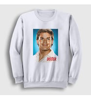 Presmono Unisex Beyaz Good Dexter Sweatshirt 188540tt