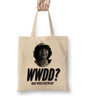 What Would Dustin Do Stranger Things Bez Çanta Uzun Saplı