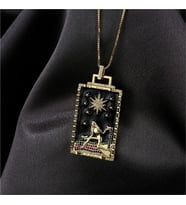 La Stella Tarot Gold Çelik Kolye