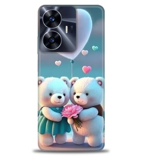C55 (RMX3686) Uyumlu Kılıf HD Baskılı Silikon Kılıf (Telefon Kılıfı /Kapak) - 6/8 609