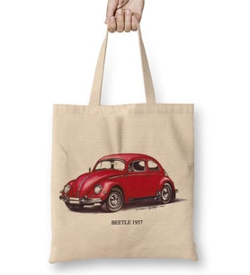 Volkswagen Old Beetle Bez Çanta Uzun Saplı