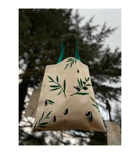 Zeytin Çanta Kızlar Için Kişiye Özel Isimli Bez Çanta Okul Çantası Hediyelik Çanta