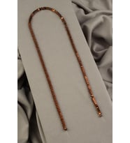 Hematit Doğal Taş Parlak Kahverengi Rondela Kesim 2x4mm Dizi [AA]