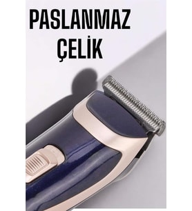 Profesyonel Şarjlı Saç ve Sakal Traş Makinesi Kolay Kullanım