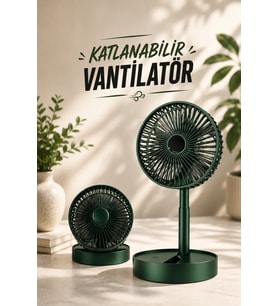 Soğutucu Vantilatör Telefon Standlı Mini Fan