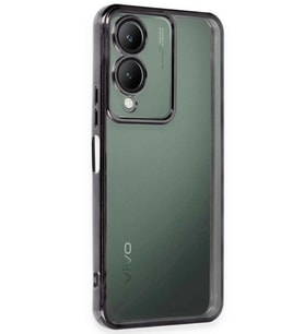 Durukar® Vivo Y17S Kılıf Lensli Silikon - Siyah